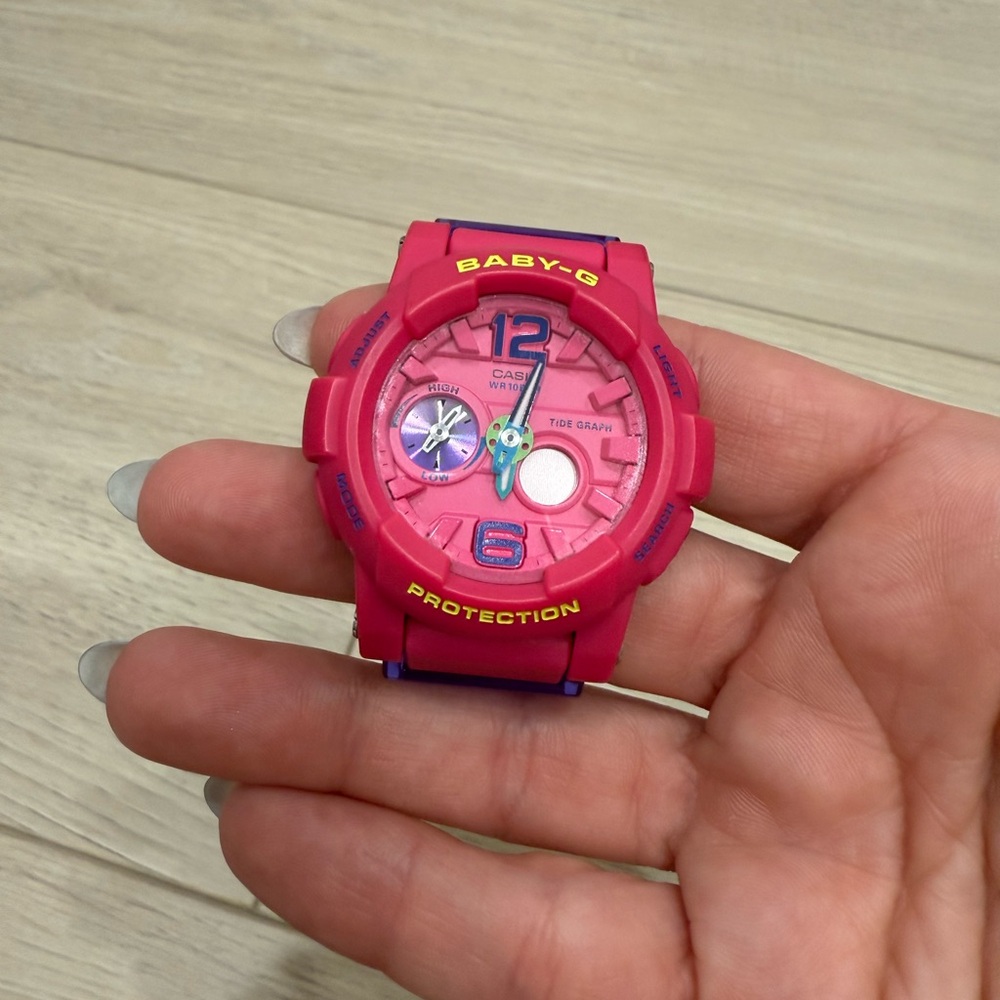 Casio Baby-G Vibrant Pink and Purple Watch